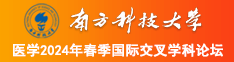 日大比逼南方科技大学医学2024年春季国际交叉学科论坛